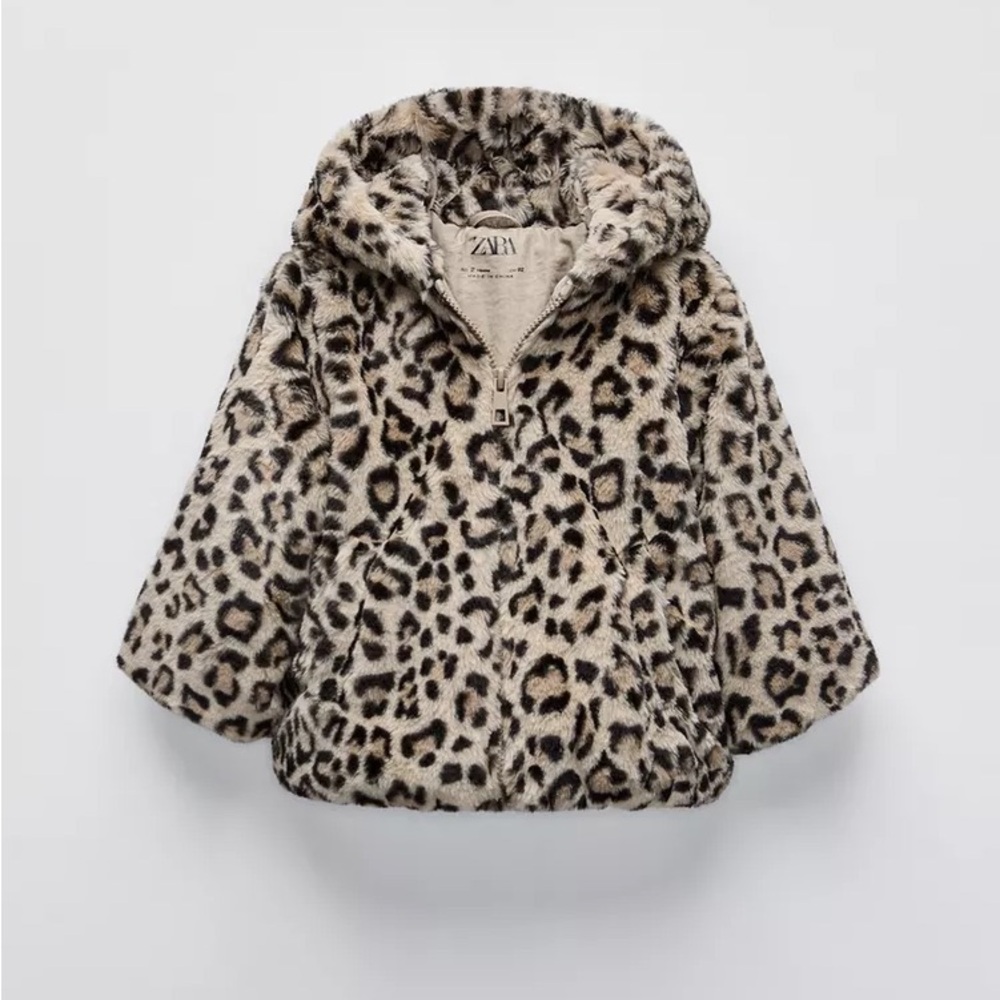 Zara Kids Leopard Print jacket  | size 3 years